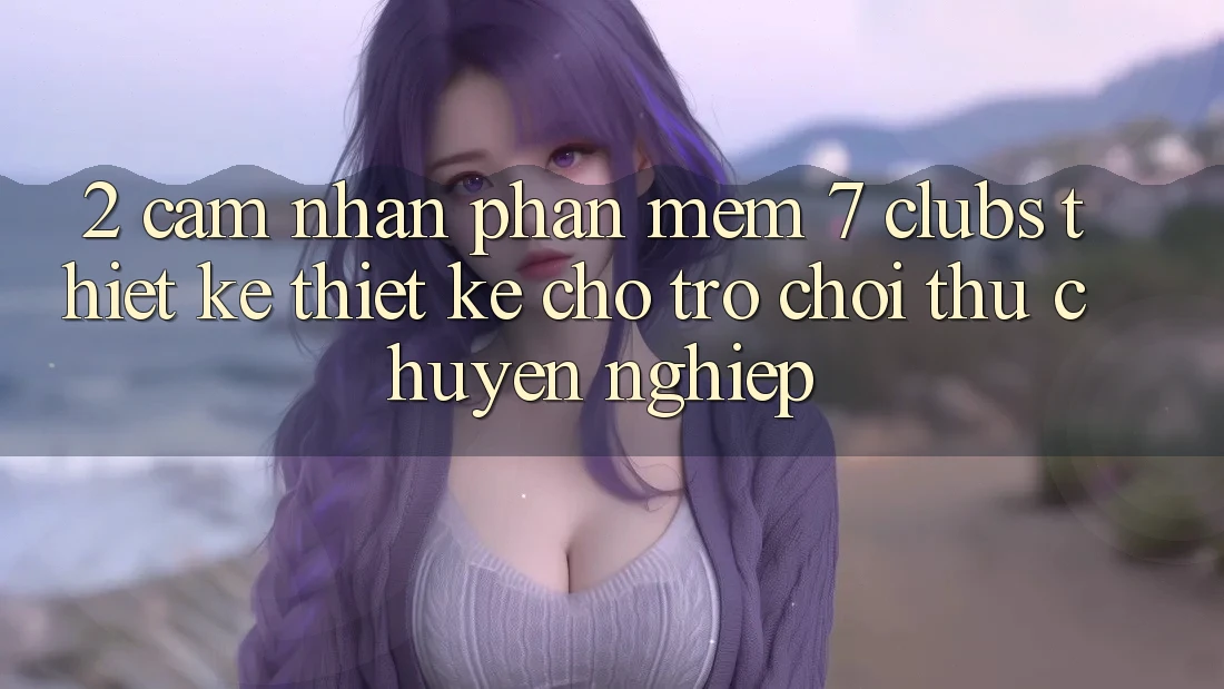 2. Cảm nhận Phần mềm 7 clubs: Thiết kế Thiết Kế Cho Trò chơi Thủ Chuyên Nghiệp