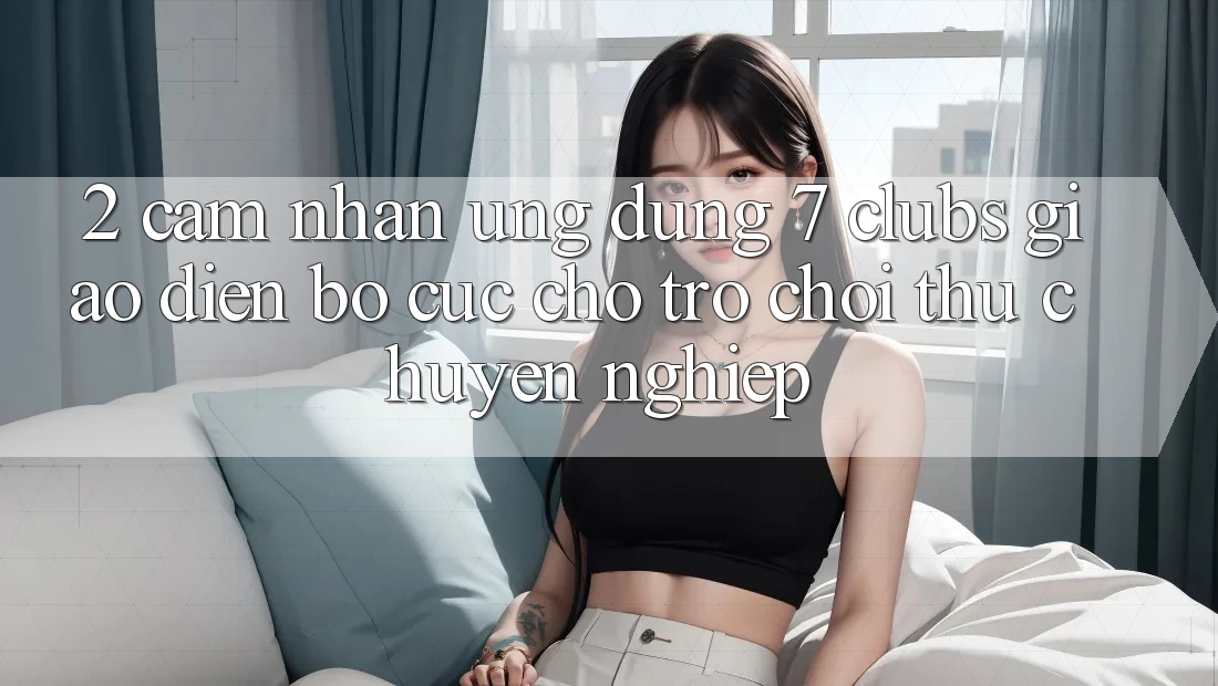 2. Cảm nhận Ứng Dụng 7 clubs: Giao Diện Bố cục Cho Trò chơi Thủ Chuyên Nghiệp