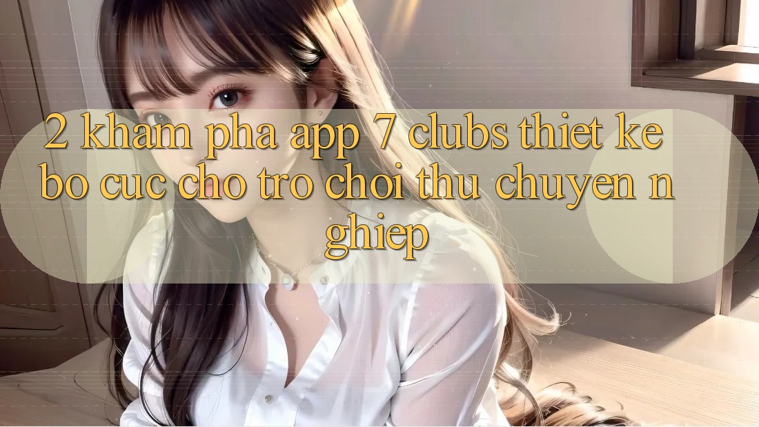 2. Khám phá App 7 clubs: Thiết kế Bố cục Cho Trò chơi Thủ Chuyên Nghiệp 2. Khám phá App 7 clubs: Thiết kế Bố cục Cho Trò chơi Thủ Chuyên Nghiệp