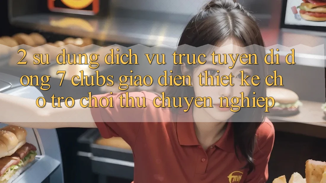 2. Sử dụng Dịch vụ trực tuyến di động 7 clubs: Giao Diện Thiết Kế Cho Trò chơi Thủ Chuyên Nghiệp