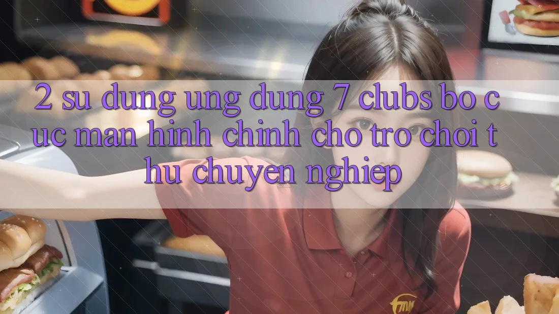 2. Sử dụng Ứng Dụng 7 clubs: Bố cục Màn hình chính Cho Trò chơi Thủ Chuyên Nghiệp