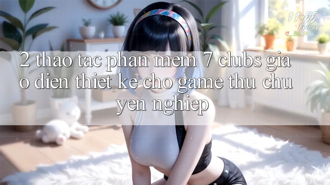 2. Thao tác Phần mềm 7 clubs: Giao Diện Thiết Kế Cho Game Thủ Chuyên Nghiệp
