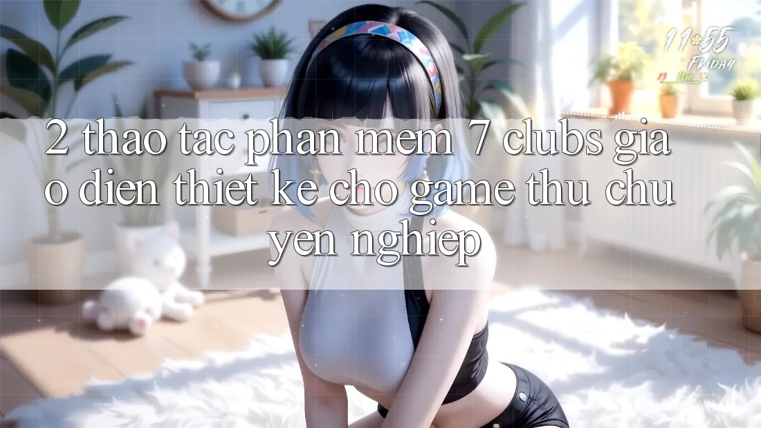 2. Thao tác Phần mềm 7 clubs: Giao Diện Thiết Kế Cho Game Thủ Chuyên Nghiệp