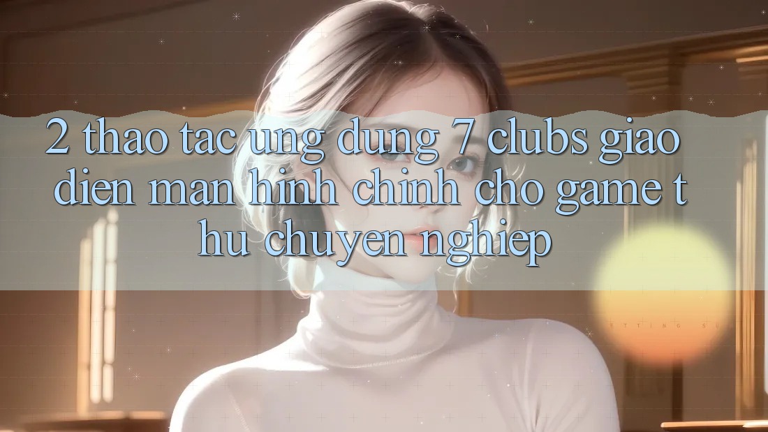 2. Thao tác Ứng Dụng 7 clubs: Giao Diện Màn hình chính Cho Game Thủ Chuyên Nghiệp