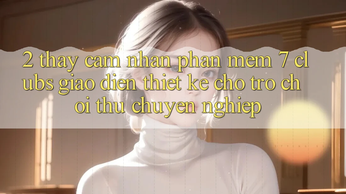 2. Thấy cảm nhận Phần mềm 7 clubs: Giao Diện Thiết Kế Cho Trò chơi Thủ Chuyên Nghiệp