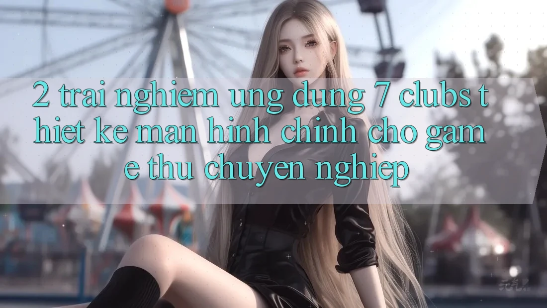 2. Trải Nghiệm Ứng Dụng 7 clubs: Thiết kế Màn hình chính Cho Game Thủ Chuyên Nghiệp