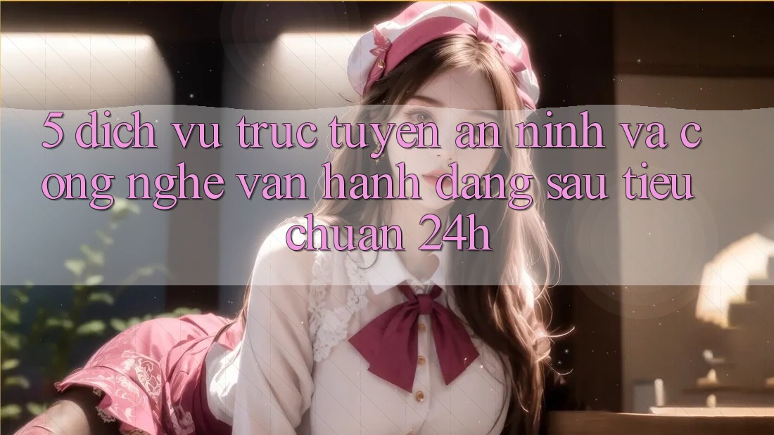5. Dịch vụ trực tuyến An ninh Và Công Nghệ Vận Hành Đằng Sau Tiêu Chuẩn 24h