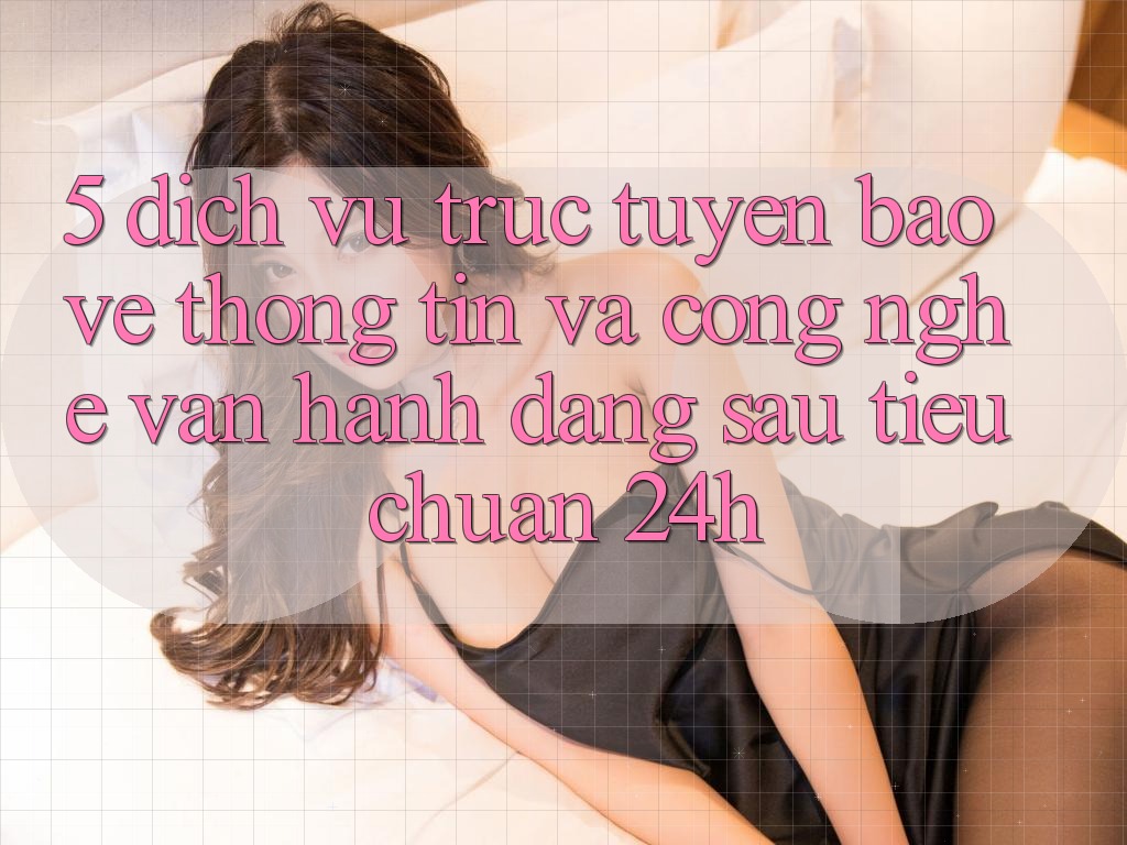 5. Dịch vụ trực tuyến Bảo vệ thông tin Và Công Nghệ Vận Hành Đằng Sau Tiêu Chuẩn 24h