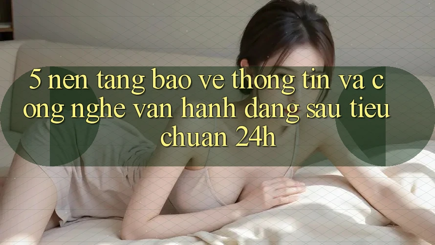 5. Nền tảng Bảo vệ thông tin Và Công Nghệ Vận Hành Đằng Sau Tiêu Chuẩn 24h