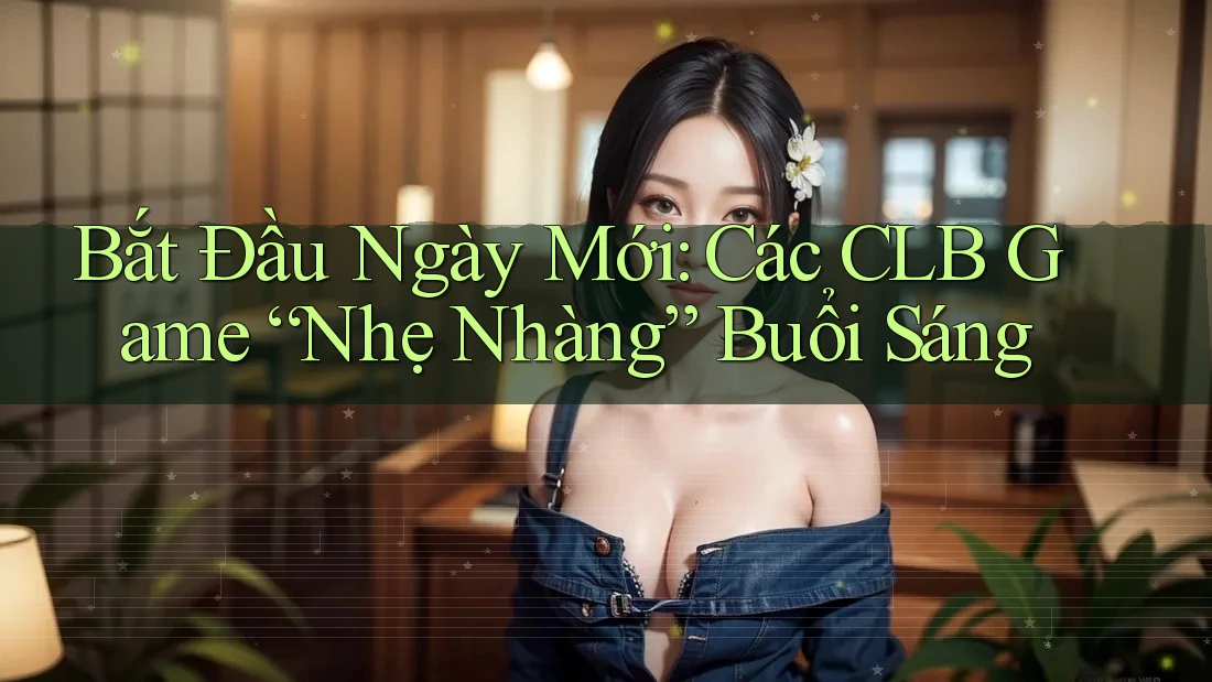Bắt Đầu Ngày Mới: Các CLB Game “Nhẹ Nhàng” Buổi Sáng