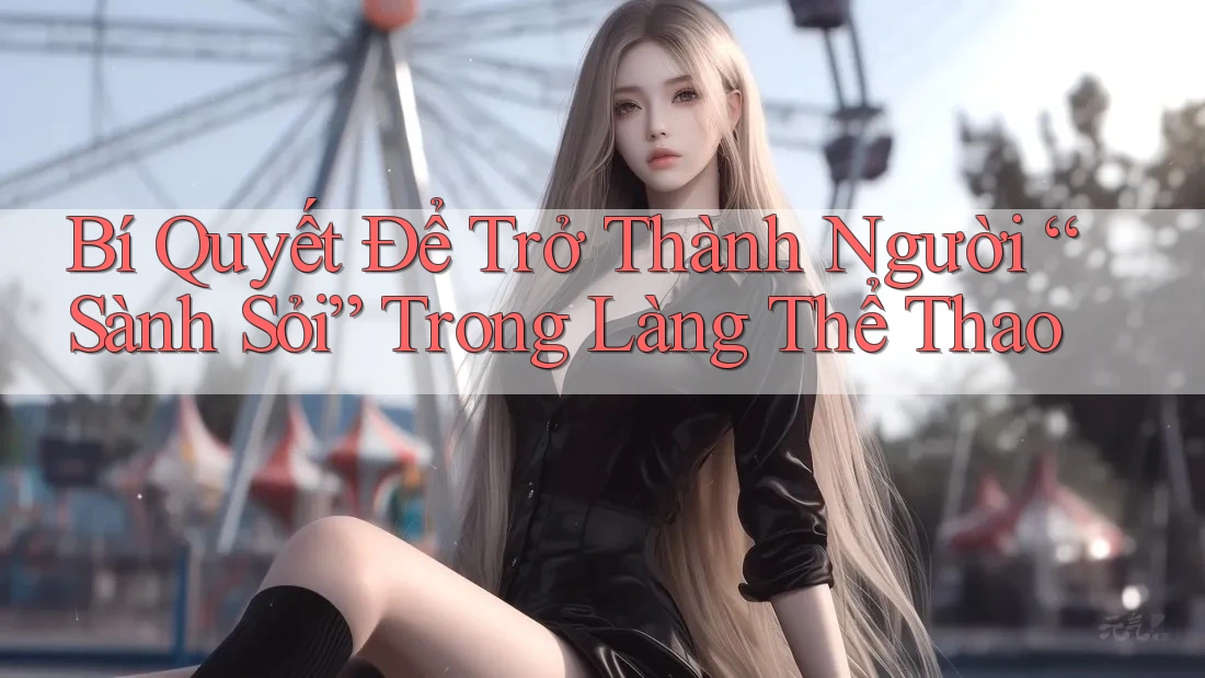 Bí Quyết Để Trở Thành Người “Sành Sỏi” Trong Làng Thể Thao