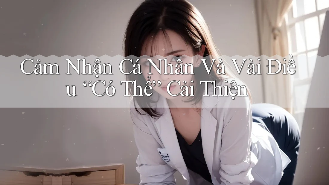 Cảm Nhận Cá Nhân Và Vài Điều “Có Thể” Cải Thiện