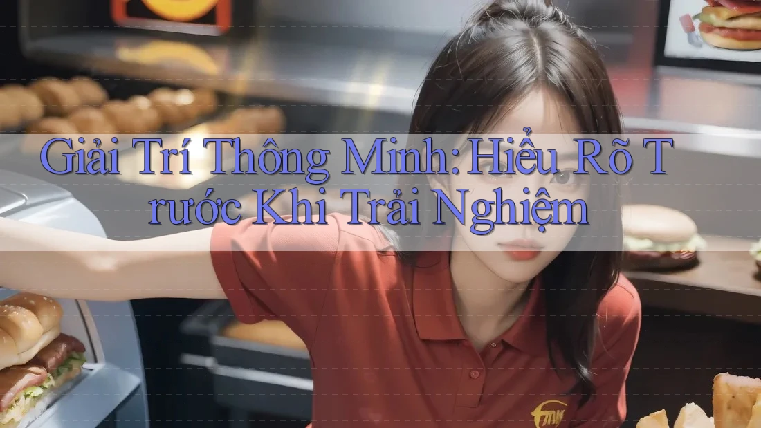 Giải Trí Thông Minh: Hiểu Rõ Trước Khi Trải Nghiệm