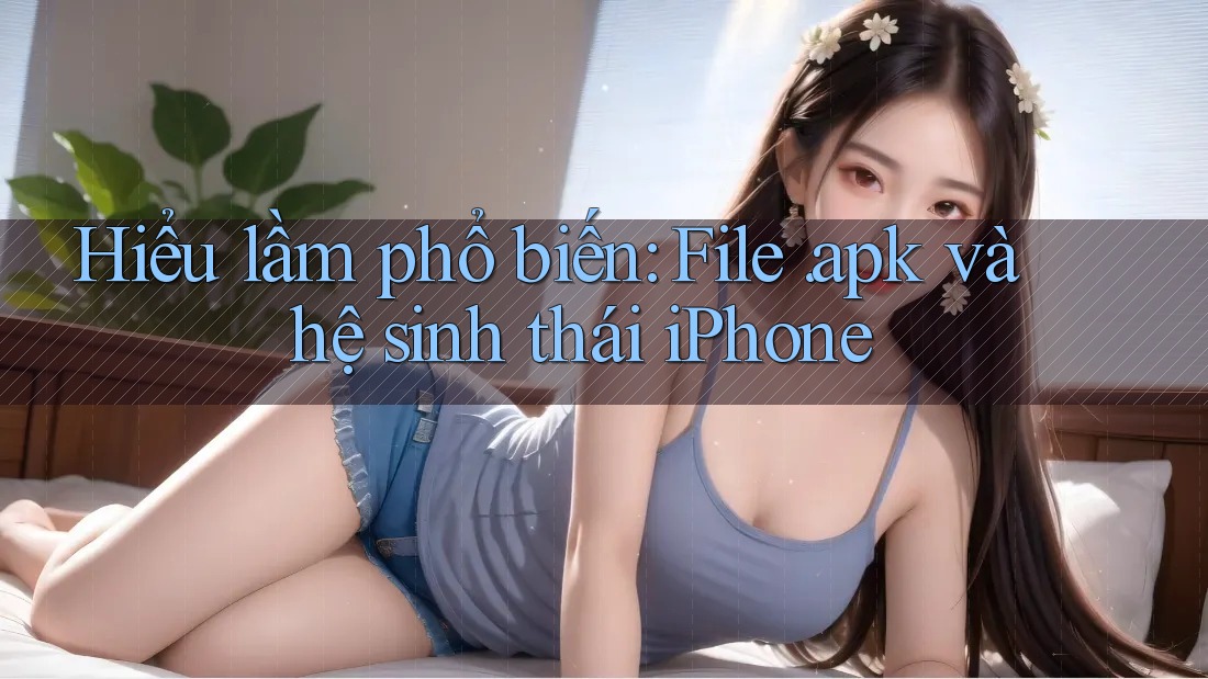 Hiểu lầm phổ biến: File. apk và hệ sinh thái iPhone