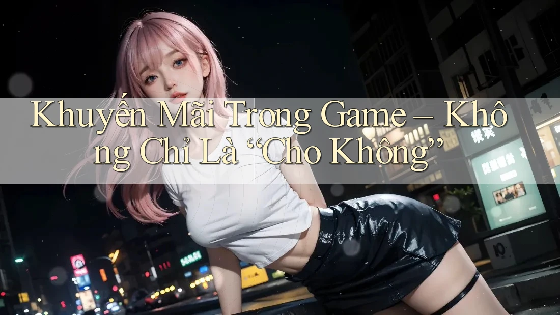 Khuyến Mãi Trong Game – Không Chỉ Là “Cho Không”