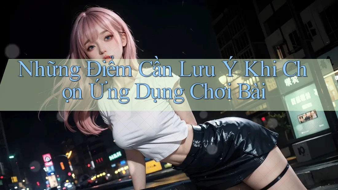 Những Điểm Cần Lưu Ý Khi Chọn Ứng Dụng Chơi Bài