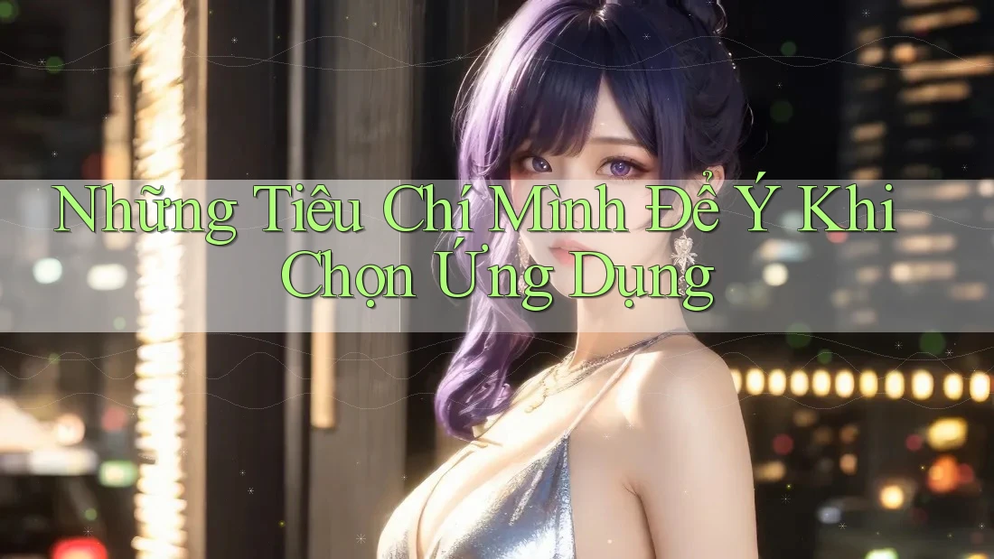 Những Tiêu Chí Mình Để Ý Khi Chọn Ứng Dụng