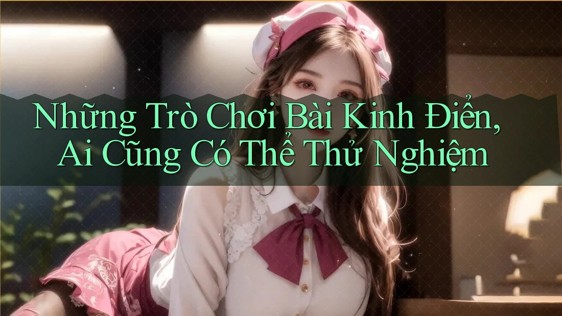 Những Trò Chơi Bài Kinh Điển, Ai Cũng Có Thể Thử Nghiệm