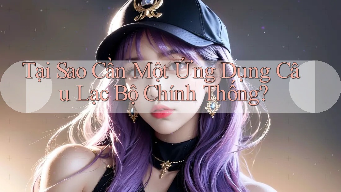 Tại Sao Cần Một Ứng Dụng Câu Lạc Bộ Chính Thống?