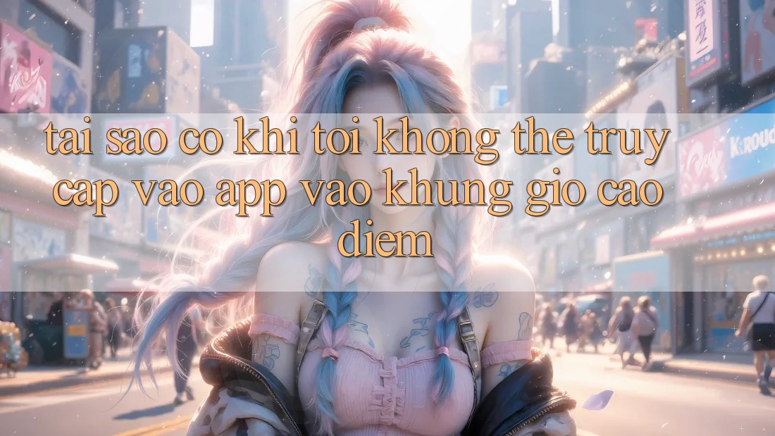 Tại sao có khi tôi không thể truy cập vào app vào khung giờ cao điểm?