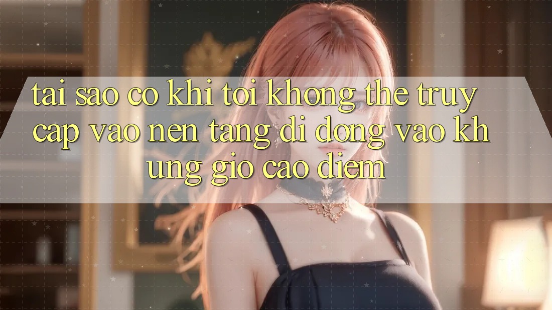 Tại sao có khi tôi không thể truy cập vào nền tảng di động vào khung giờ cao điểm?
