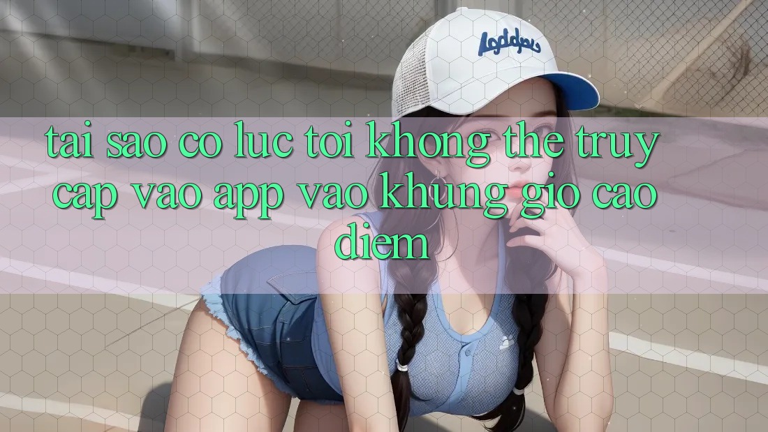 Tại sao có lúc tôi không thể truy cập vào app vào khung giờ cao điểm?