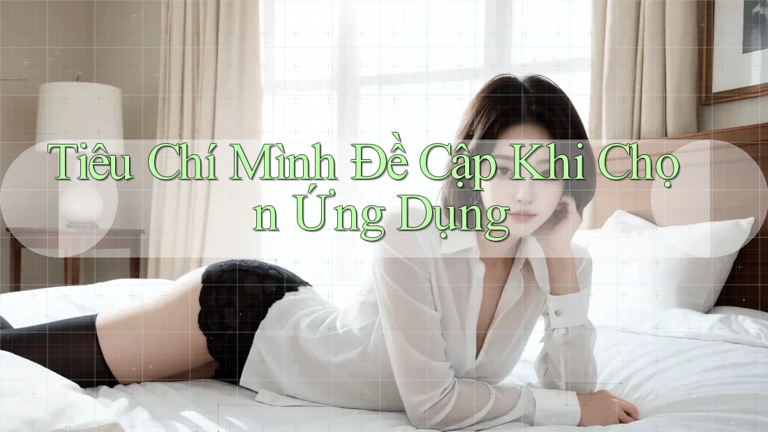 Tiêu Chí Mình Đề Cập Khi Chọn Ứng Dụng