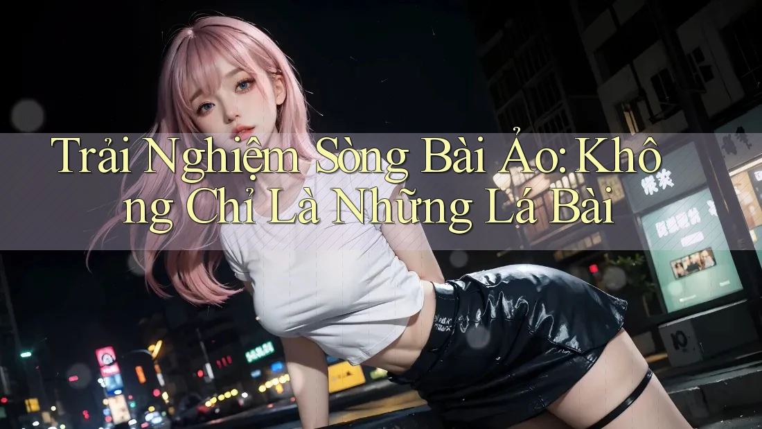 Trải Nghiệm Sòng Bài Ảo: Không Chỉ Là Những Lá Bài