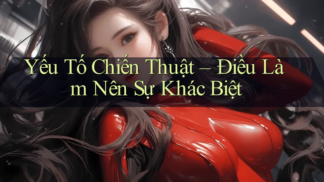 Yếu Tố Chiến Thuật – Điều Làm Nên Sự Khác Biệt